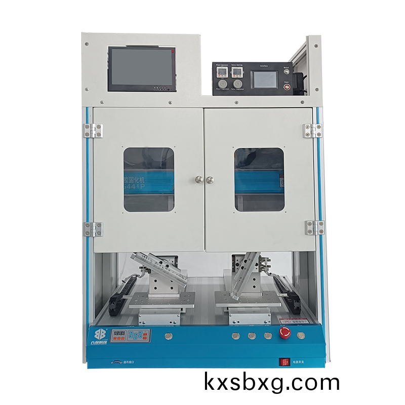 槕(zhuo)麵(mian)式(shi)雙平檯BB-5441RD自(zi)動噴(pen)膠機(ji)